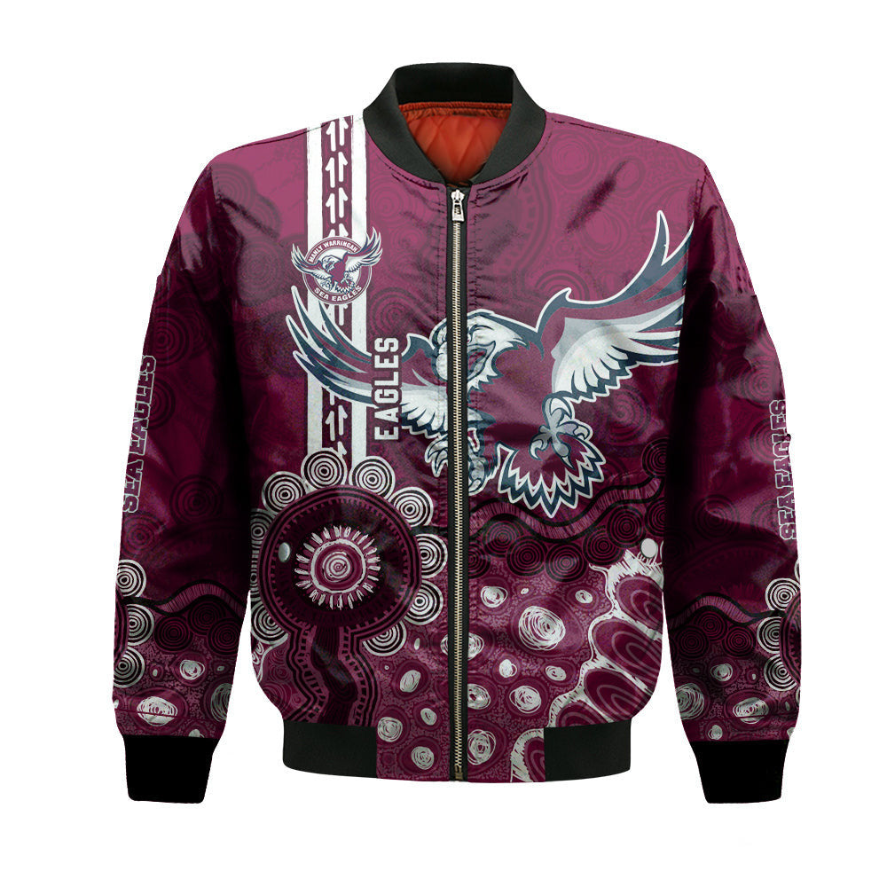 manly-warringah-sea-eagles-aboriginal-bomber-jacket-rugby-indigenous-kangaroo-tracks-nrl