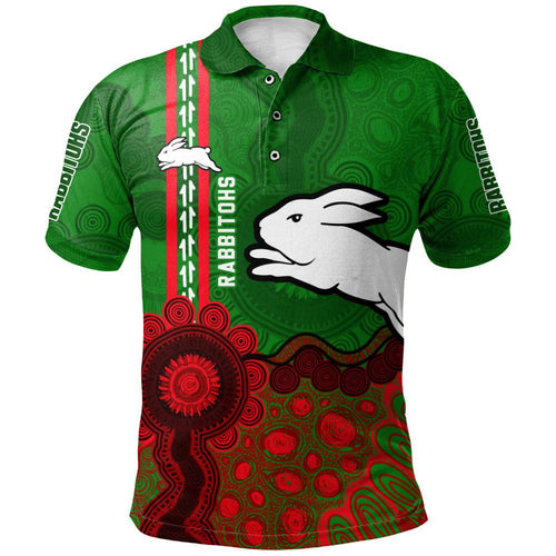 south-sydney-rabbitohs-aboriginal-polo-shirt-rugby-indigenous-kangaroo-tracks-nrl