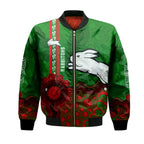 south-sydney-rabbitohs-aboriginal-bomber-jacket-rugby-indigenous-kangaroo-tracks-nrl