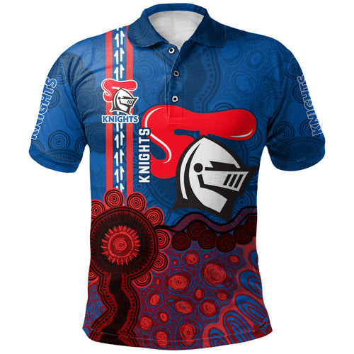 newcastle-knights-aboriginal-polo-shirt-rugby-indigenous-kangaroo-tracks-nrl