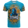 gold-coast-titans-t-shirt-polynesian-hibiscus-tropical-vintage-nrl