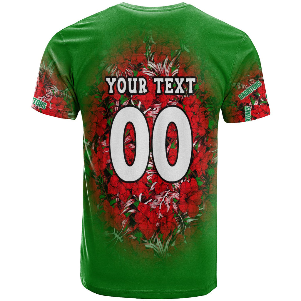 south-sydney-rabbitohs-t-shirt-polynesian-hibiscus-tropical-vintage-nrl