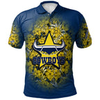 north-queensland-cowboys-polo-shirt-polynesian-hibiscus-tropical-vintage-nrl