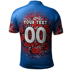 newcastle-knights-polo-shirt-polynesian-hibiscus-tropical-vintage-nrl