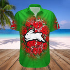 south-sydney-rabbitohs-hawaii-shirt-polynesian-hibiscus-tropical-vintage-nrl