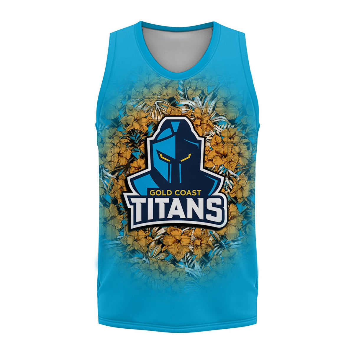 gold-coast-titans-basketball-jersey-polynesian-hibiscus-tropical-vintage-nrl