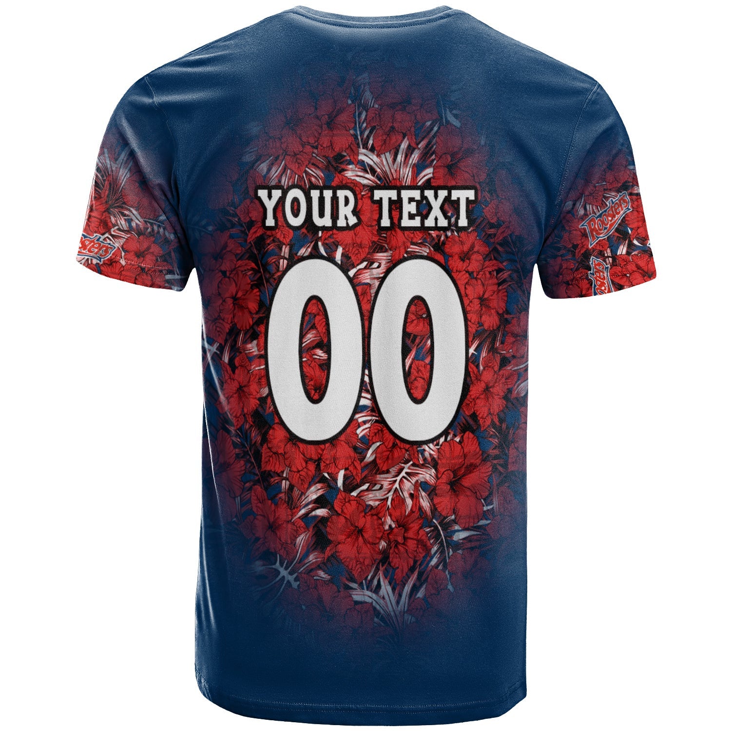 sydney-roosters-t-shirt-polynesian-hibiscus-tropical-vintage-nrl