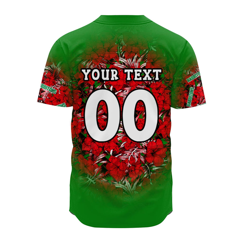 south-sydney-rabbitohs-baseball-jersey-polynesian-hibiscus-tropical-vintage-nrl