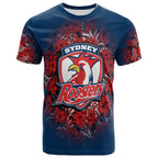 sydney-roosters-t-shirt-polynesian-hibiscus-tropical-vintage-nrl