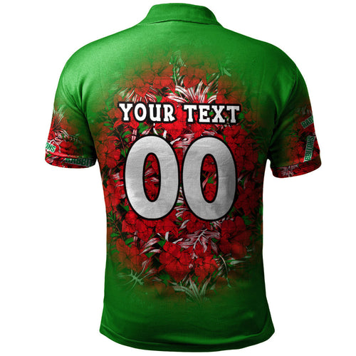 south-sydney-rabbitohs-polo-shirt-polynesian-hibiscus-tropical-vintage-nrl