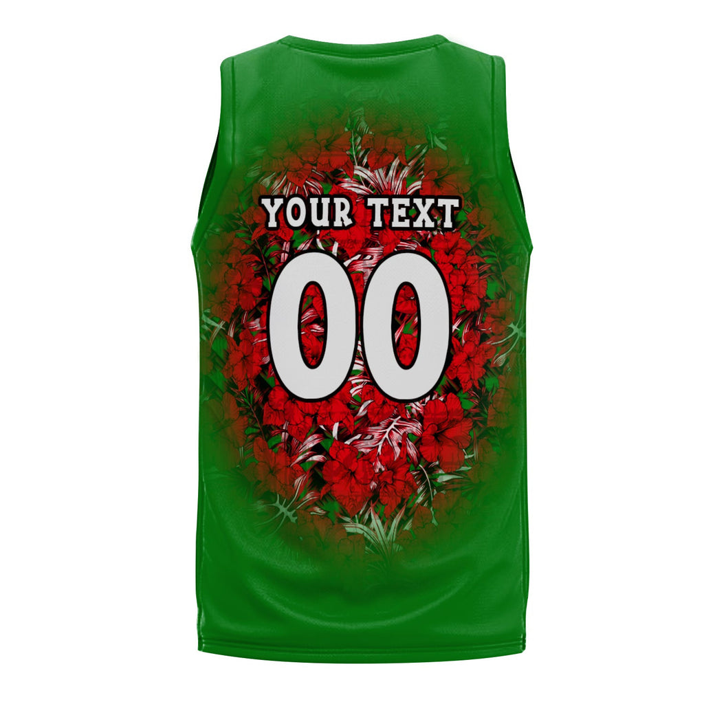 south-sydney-rabbitohs-basketball-jersey-polynesian-hibiscus-tropical-vintage-nrl