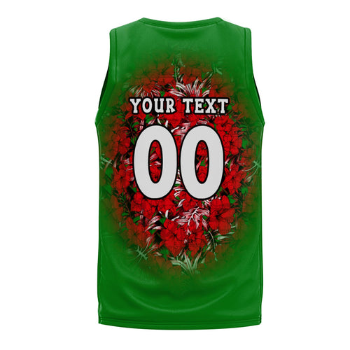 south-sydney-rabbitohs-basketball-jersey-polynesian-hibiscus-tropical-vintage-nrl