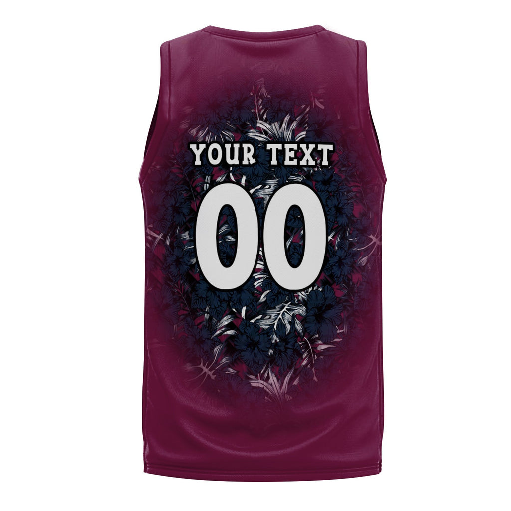 manly-warringah-sea-eagles-basketball-jersey-polynesian-hibiscus-tropical-vintage-nrl
