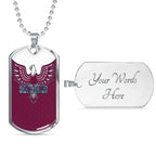 Vibe Hoodie Dog Tag - Manly-Warringah Sea Eagles Simple - Rugby Team Dog Tag
