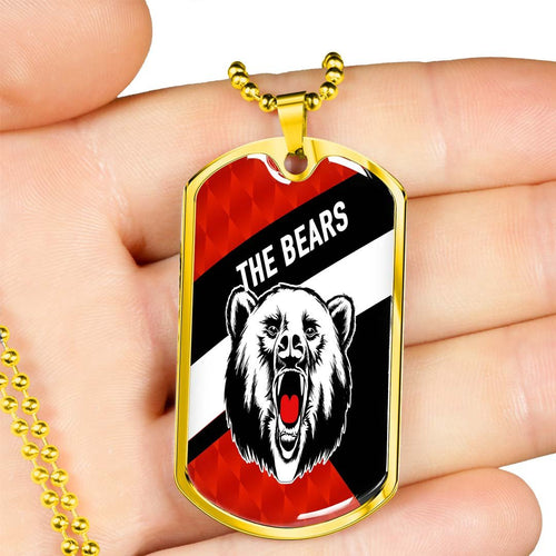 Vibe Hoodie Dog Tag - North Sydney Bears Special - Rugby Team Dog Tag