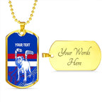 Vibe Hoodie Dog Tag - (Custom) Canterbury-Bankstown Bulldogs Special Indigenous - Rugby Team Dog Tag