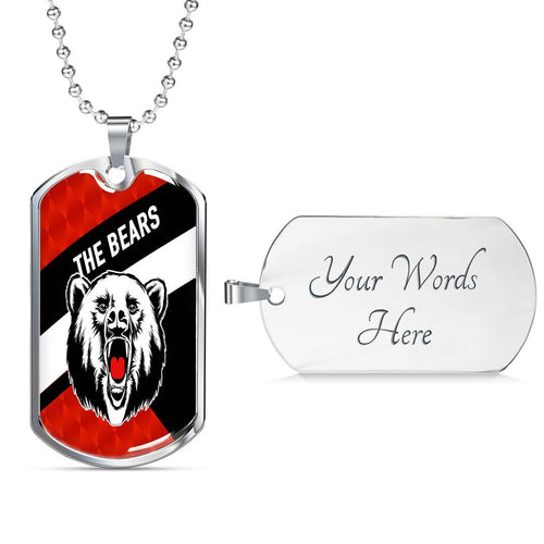 Vibe Hoodie Dog Tag - North Sydney Bears Special - Rugby Team Dog Tag