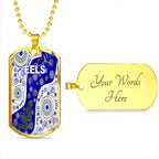 Vibe Hoodie Dog Tag - (Custom) Parramatta Eels Naidoc Blue Version - Rugby Team Dog Tag