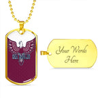 Vibe Hoodie Dog Tag - Manly-Warringah Sea Eagles Simple - Rugby Team Dog Tag