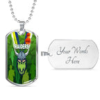 Vibe Hoodie Dog Tag - Canberra Raiders Anzac Day - Rugby Team Dog Tag