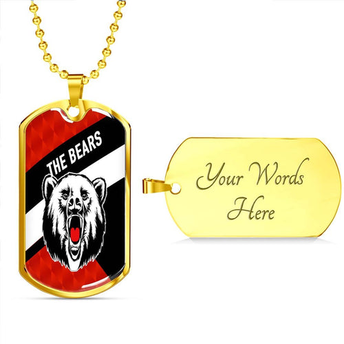 Vibe Hoodie Dog Tag - North Sydney Bears Special - Rugby Team Dog Tag