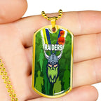 Vibe Hoodie Dog Tag - Canberra Raiders Anzac Day - Rugby Team Dog Tag
