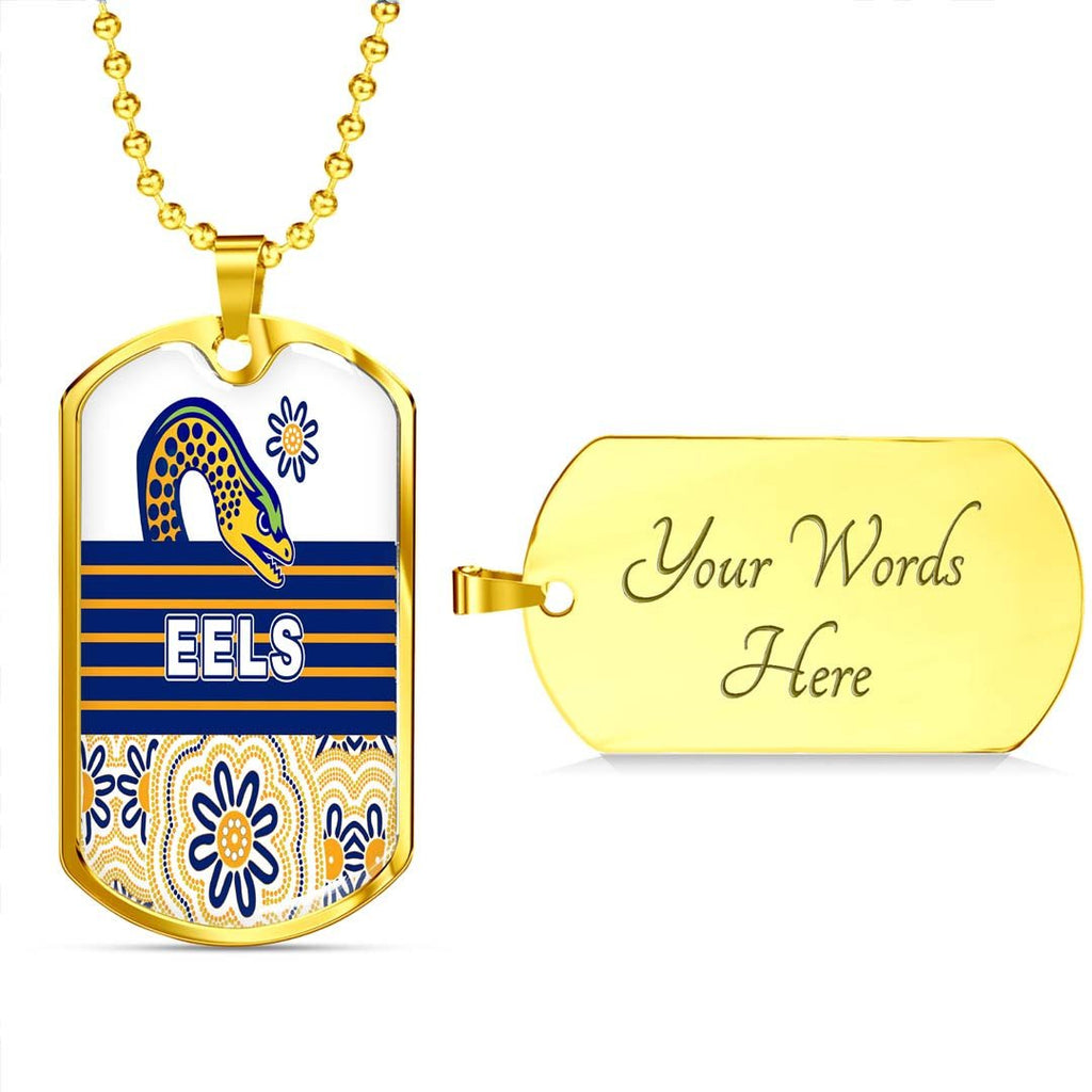 Vibe Hoodie Dog Tag - Parramatta Eels Indigenous New - Rugby Team Dog Tag