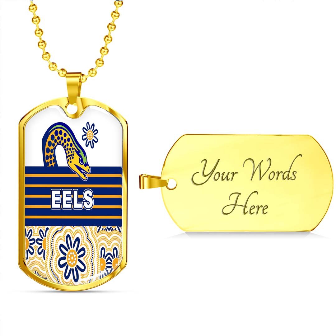 Vibe Hoodie Dog Tag - Parramatta Eels Indigenous New - Rugby Team Dog Tag