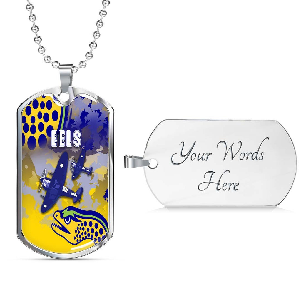 Vibe Hoodie Dog Tag - Parramatta Eels Anzac Day New Release - Rugby Team Dog Tag