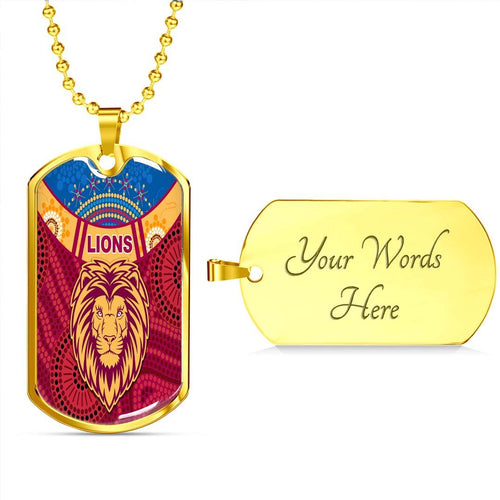 Vibe Hoodie Dog Tag - Brisbane Broncos Simple Style - Rugby Team Dog Tag