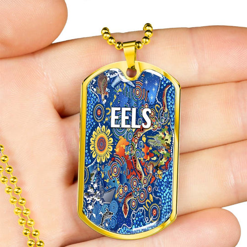 Vibe Hoodie Dog Tag - Parramatta Eels Indigenous Naidoc New - Rugby Team Dog Tag