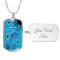 Vibe Hoodie Dog Tag - (Custom) Cronulla-Sutherland Sharks - Rugby Team Dog Tag