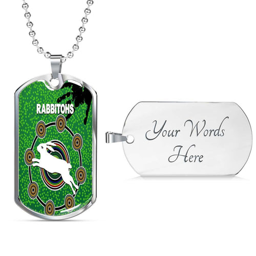Vibe Hoodie Dog Tag - South Sydney Rabbitohs Indigenous Original - Rugby Team Dog Tag