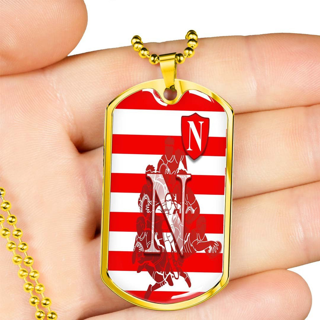 Vibe Hoodie Dog Tag - (Custom) Newcastle Rebels Rugby - Rugby Team Dog Tag