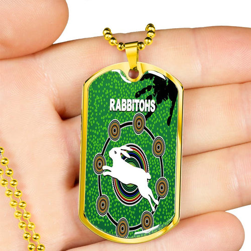 Vibe Hoodie Dog Tag - South Sydney Rabbitohs Indigenous Original - Rugby Team Dog Tag
