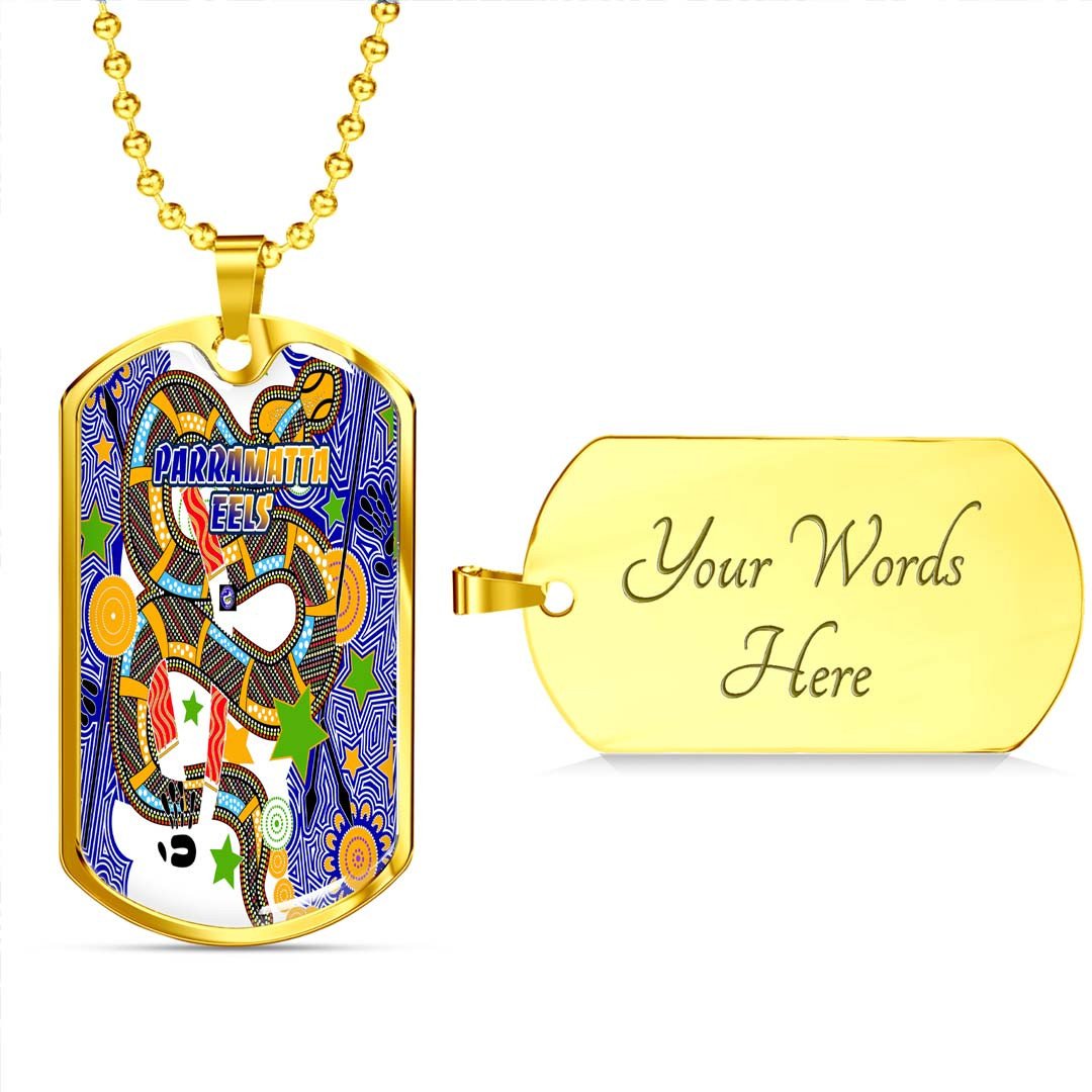 Vibe Hoodie Dog Tag - Parramatta Eels Indigenous - Rugby Team Dog Tag
