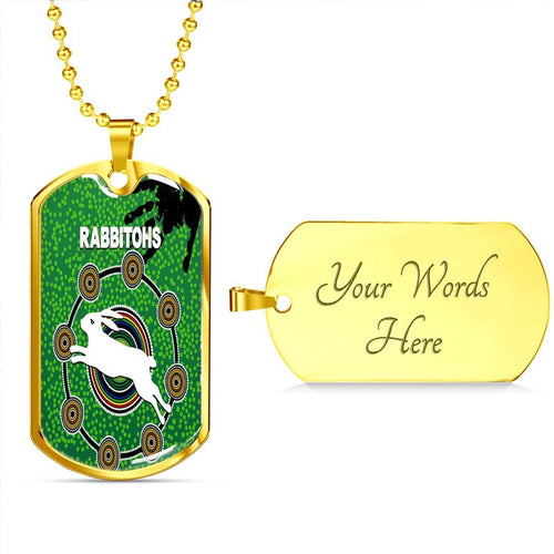 Vibe Hoodie Dog Tag - South Sydney Rabbitohs Indigenous Original - Rugby Team Dog Tag
