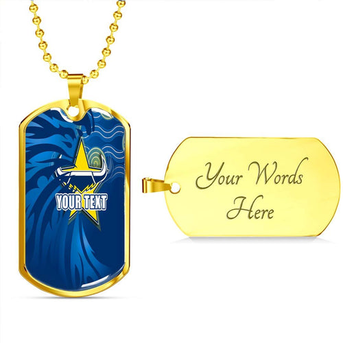 Vibe Hoodie Dog Tag - (Custom) North Queensland Cowboys - Rugby Team Dog Tag