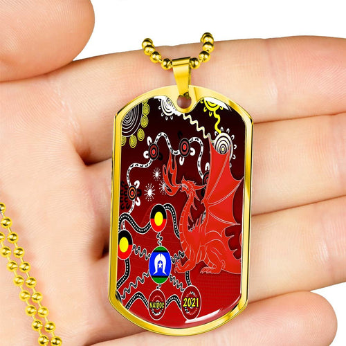 Vibe Hoodie Dog Tag - St. George Illawarra Dragons Indigenous Naidoc - Rugby Team Dog Tag