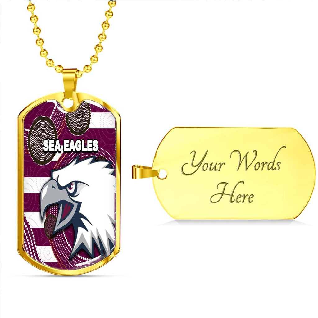 Vibe Hoodie Dog Tag - Manly-Warringah Sea Eagles New - Rugby Team Dog Tag