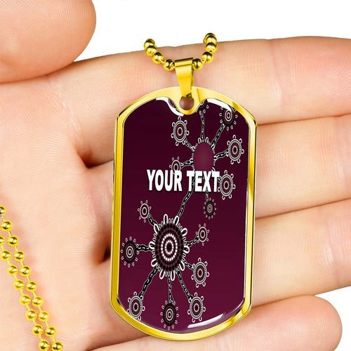 Vibe Hoodie Dog Tag - (Custom) Manly-Warringah Sea Eagles Simple Indigenous & Camouflage - Rugby Team Dog Tag