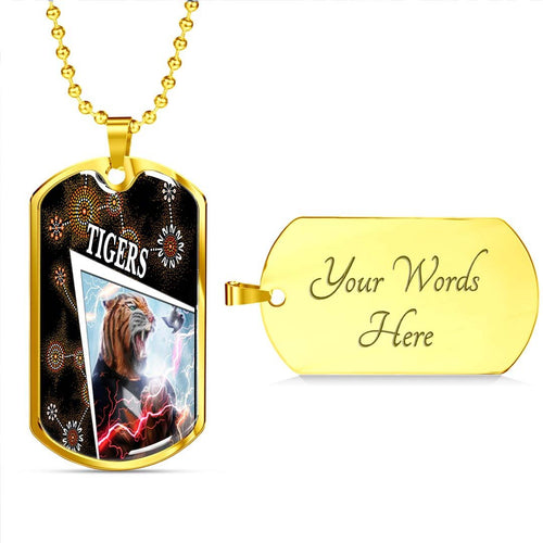Vibe Hoodie Dog Tag - Wests Tigers Special Style - Rugby Team Dog Tag