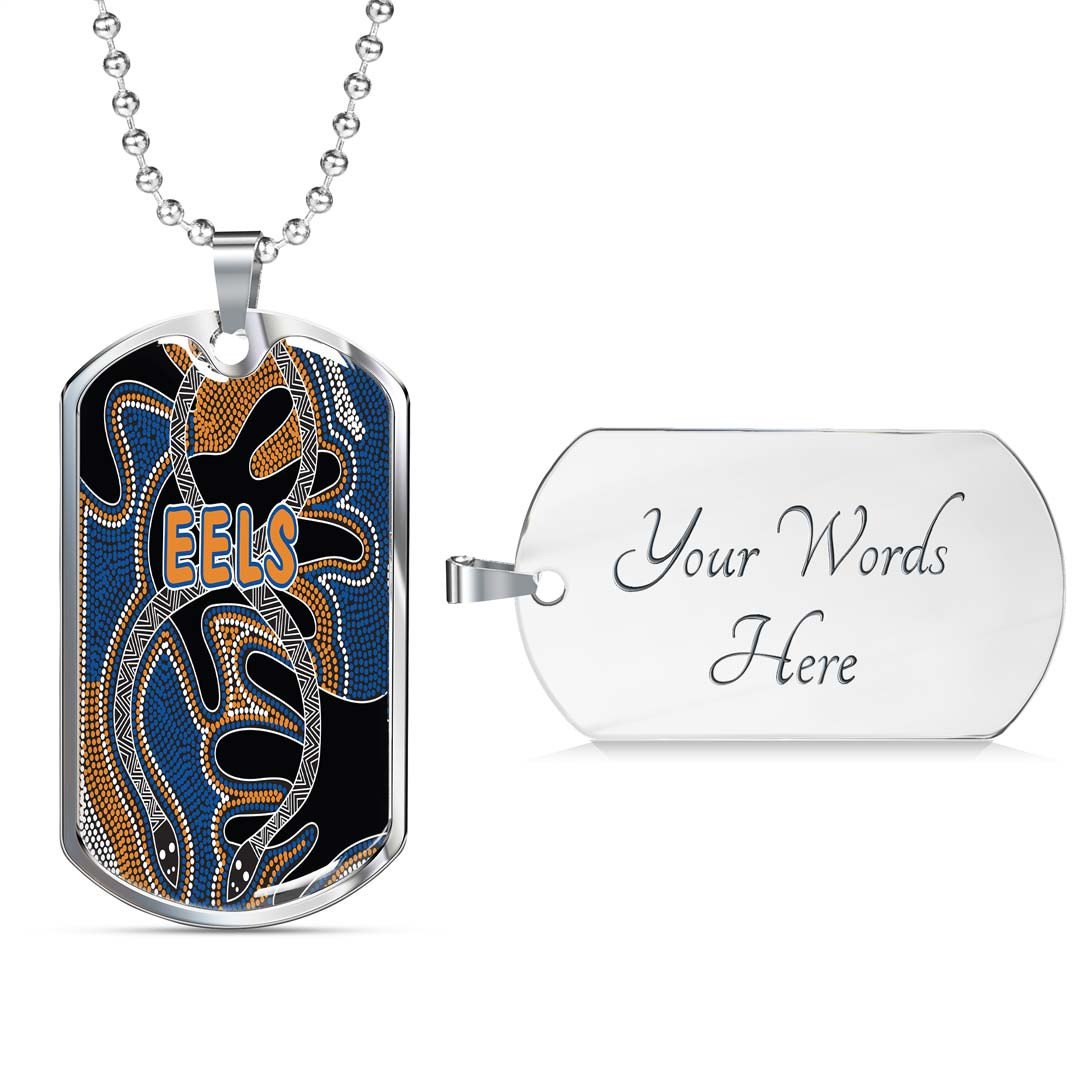 Vibe Hoodie Dog Tag - Parramatta Eels Indigenous Special Style - Rugby Team Dog Tag