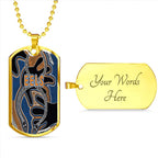 Vibe Hoodie Dog Tag - Parramatta Eels Indigenous Special Style - Rugby Team Dog Tag