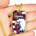 Vibe Hoodie Dog Tag - Manly-Warringah Sea Eagles New - Rugby Team Dog Tag