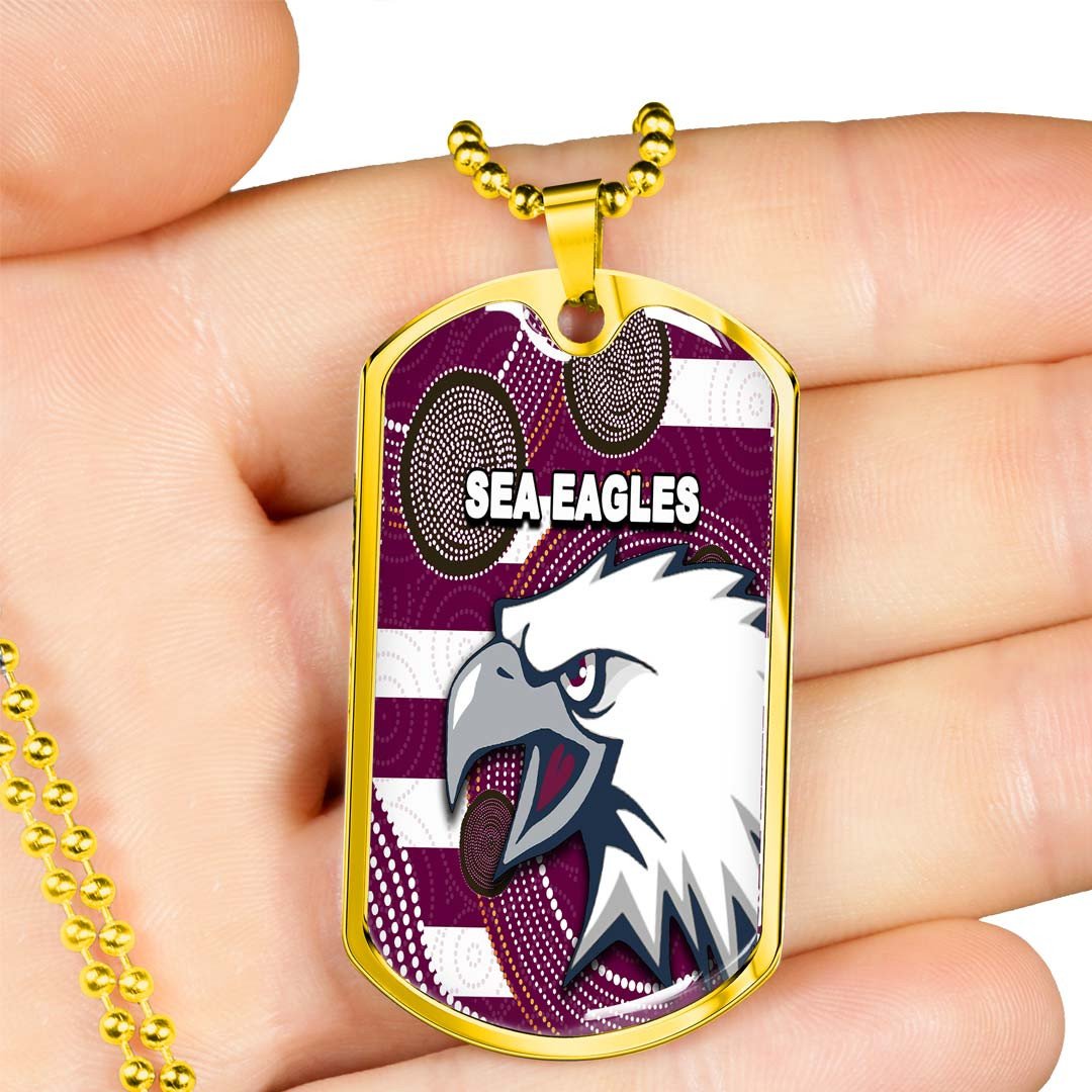Vibe Hoodie Dog Tag - Manly-Warringah Sea Eagles New - Rugby Team Dog Tag