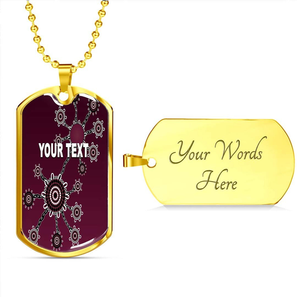 Vibe Hoodie Dog Tag - (Custom) Manly-Warringah Sea Eagles Simple Indigenous & Camouflage - Rugby Team Dog Tag