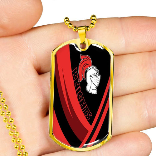 Vibe Hoodie Dog Tag - Newcastle Knights Black - Rugby Team Dog Tag