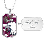 Vibe Hoodie Dog Tag - Manly-Warringah Sea Eagles New - Rugby Team Dog Tag