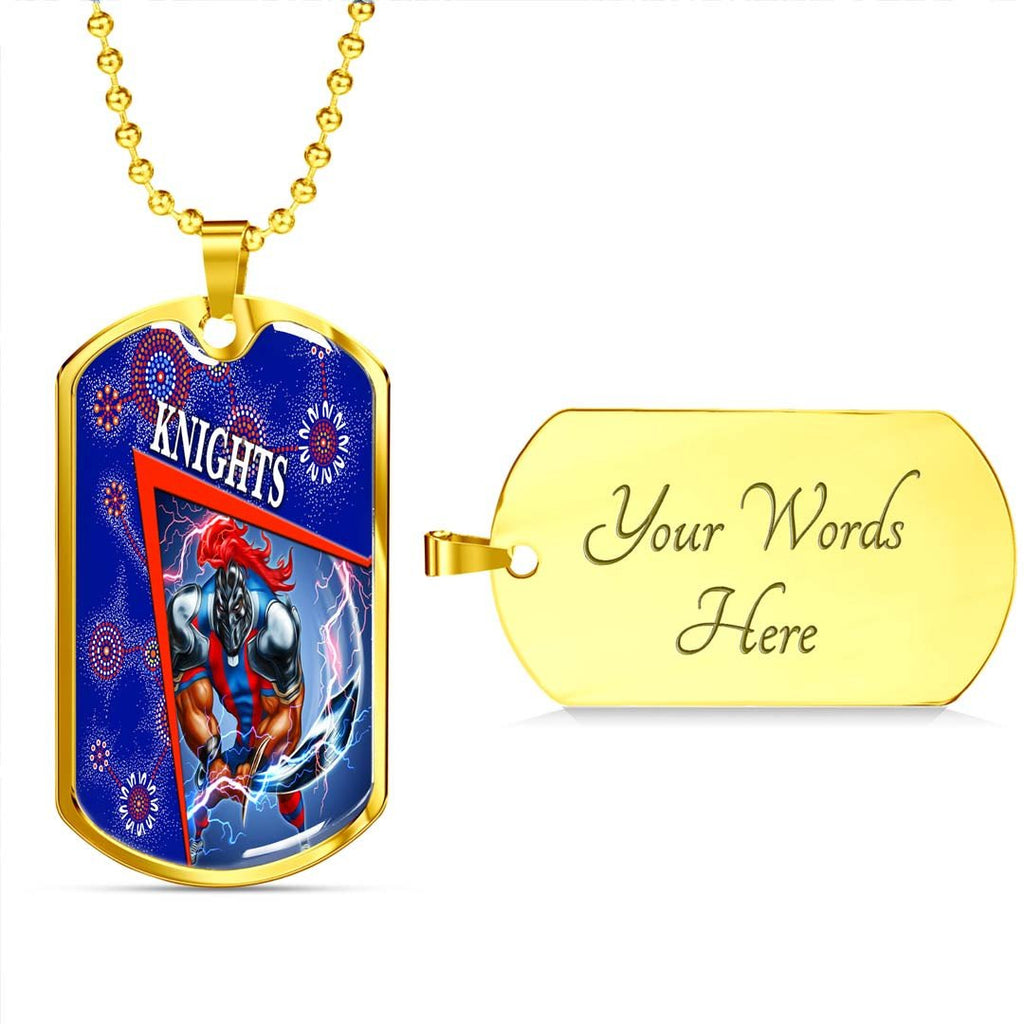 Vibe Hoodie Dog Tag - Newcastle Knights Special - Rugby Team Dog Tag